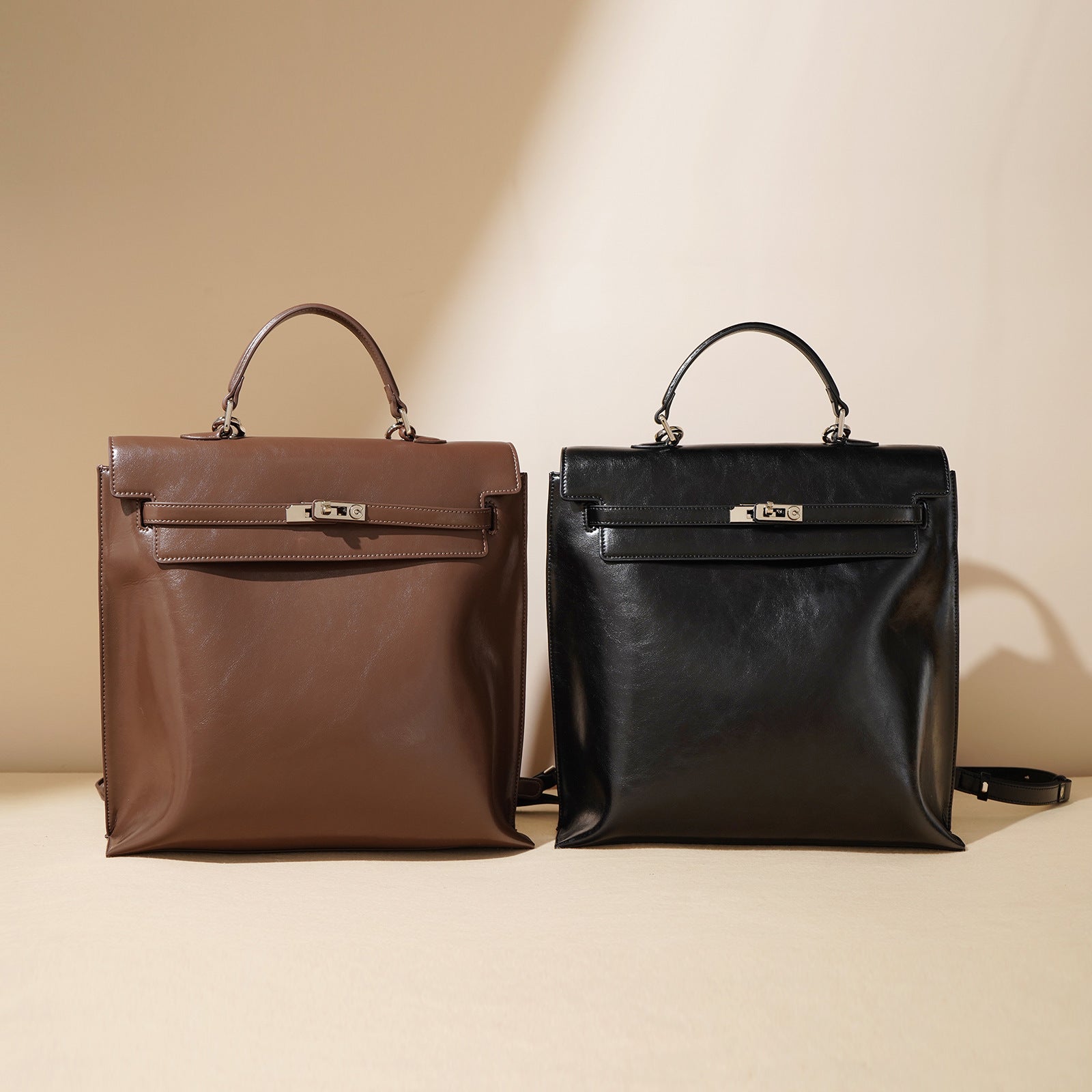 Large Capacity Premium Leather backpack
