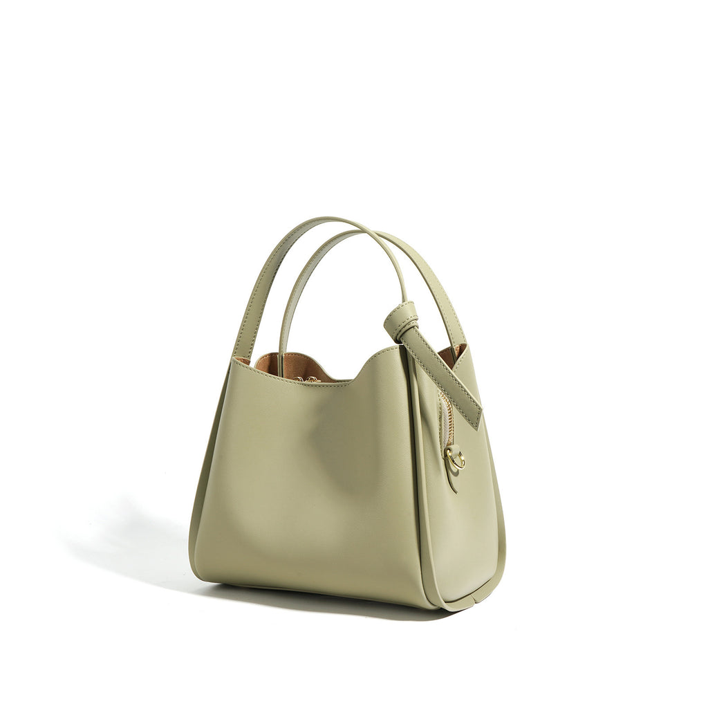 Simple Fashion Commuter All-matching Genuine Leather Shoulder Crossbody Handbag