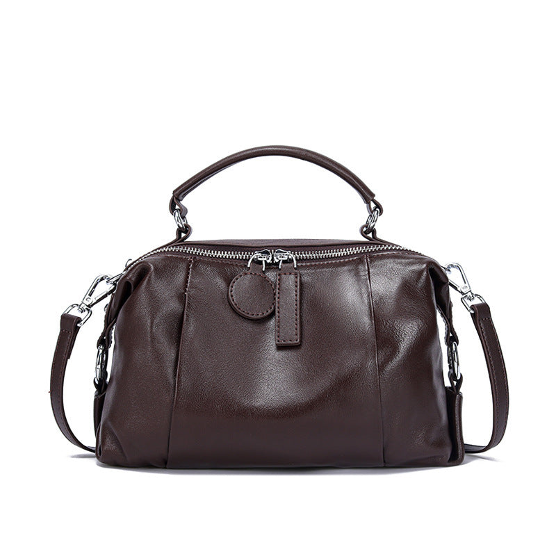 First Layer Leather Handbag