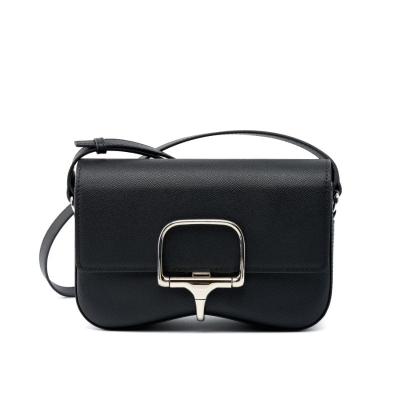 Leather Palm Print Crossbody Bag