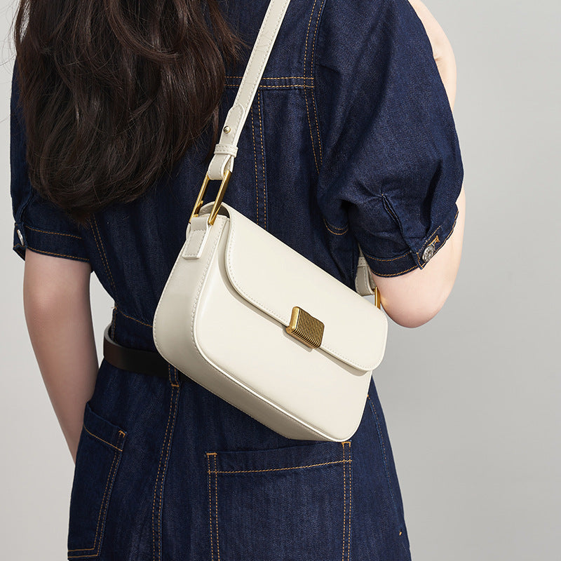 Genuine Leather Shoulder Bag – Versatile & Chic