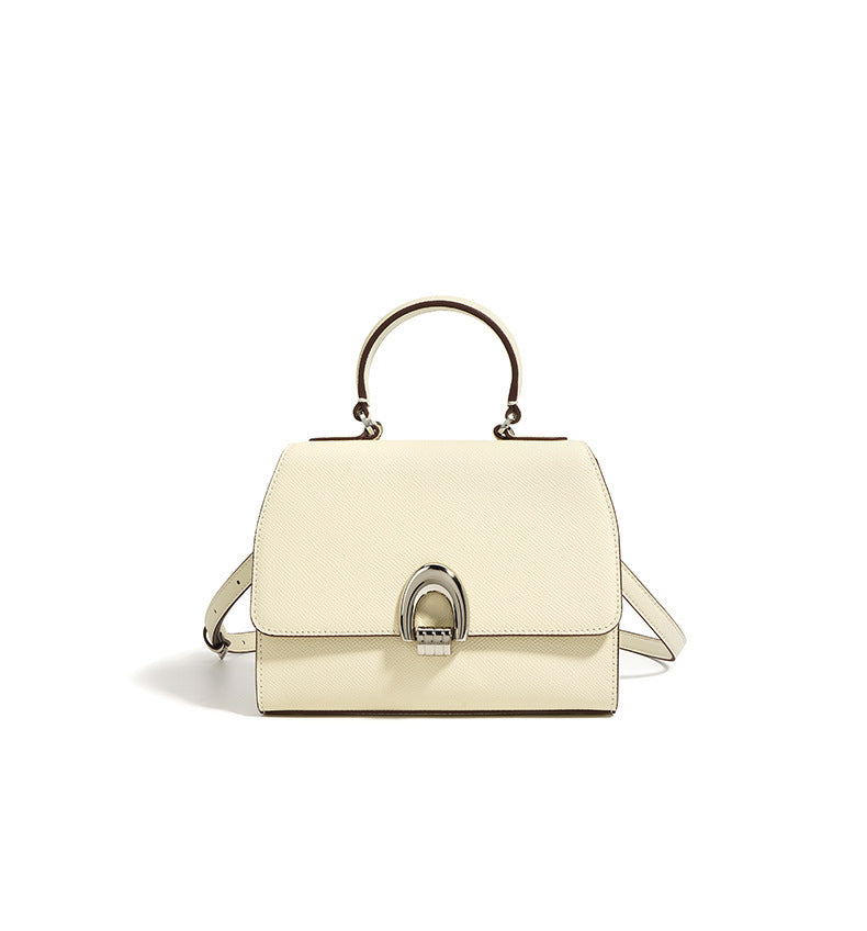 Medium Textured Leather Handbag