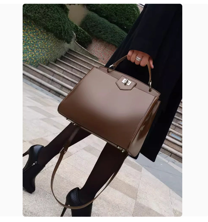 Leather Large Handbag