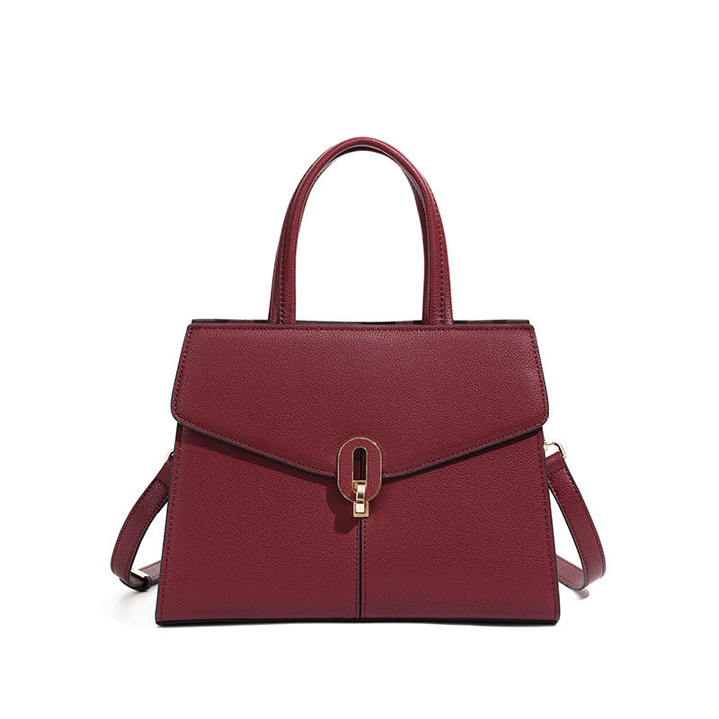 Leather Commuting High-grade Handbag
