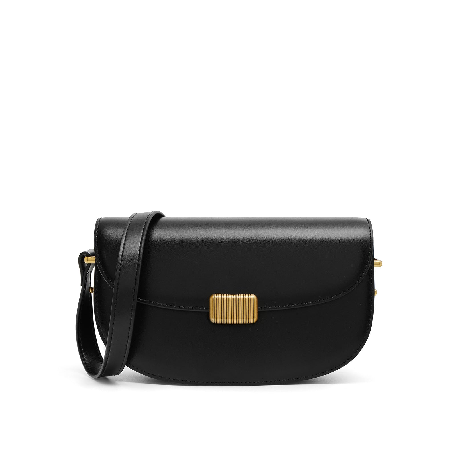 Leather Retro chic and durable style Saddle Bag