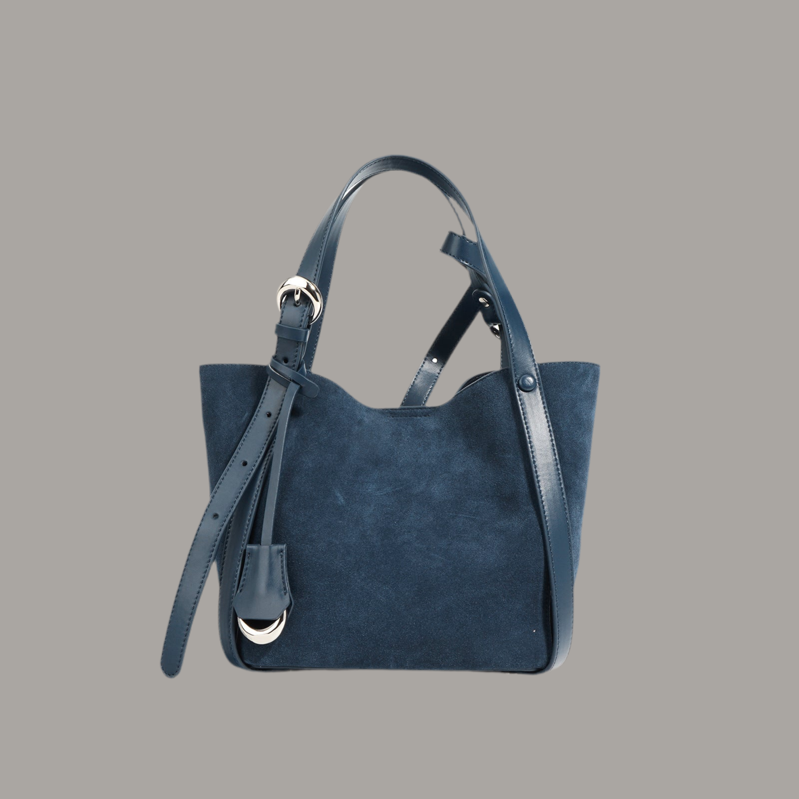 Large Capacity leather bascket Shoulder Bag