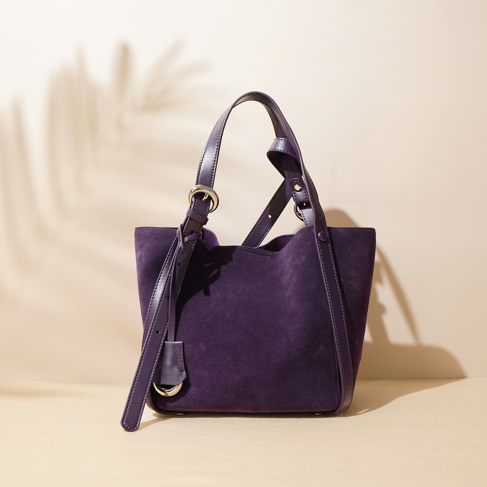 Large Capacity leather bascket Shoulder Bag