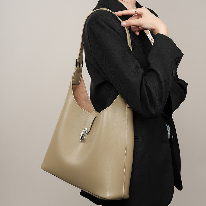 Leather Large Capacity Shoulder bag