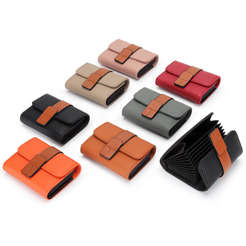 Porte-cartes en cuir