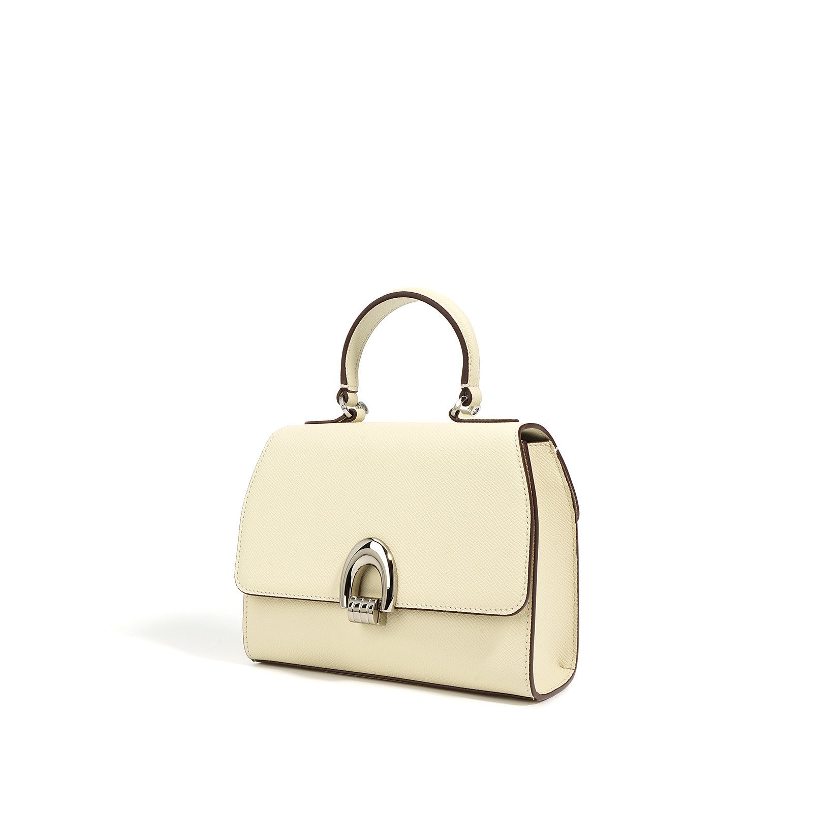 Medium Textured Leather Handbag