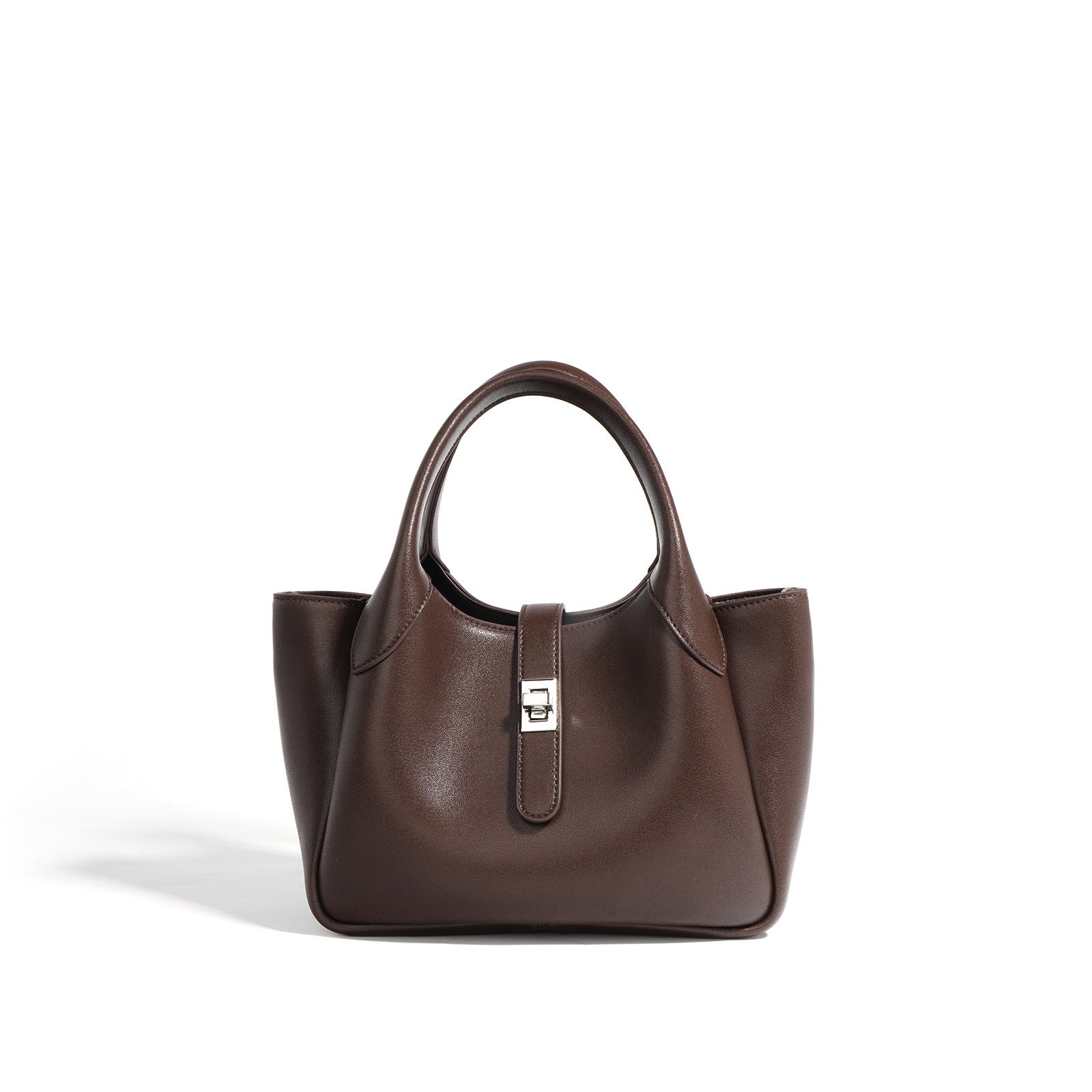 Leather chic bascket Bag