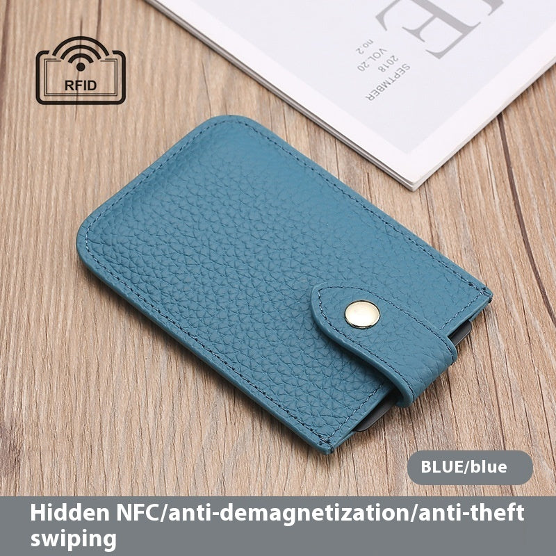 Porte-cartes portable ultra-mince à tiroir empilable