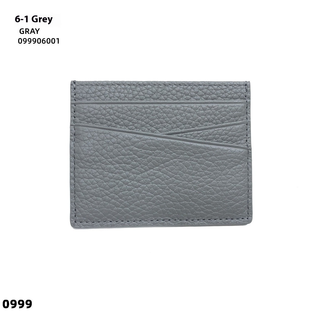 Leather Oil Edge Oblique Thin CardHolder