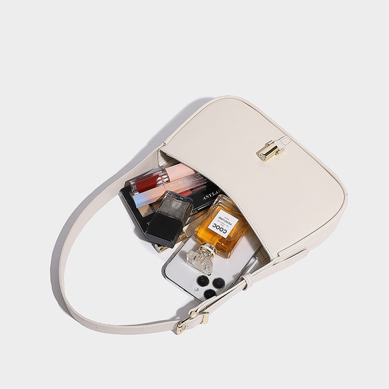 Niche High Sense Underarm Baguette Bag