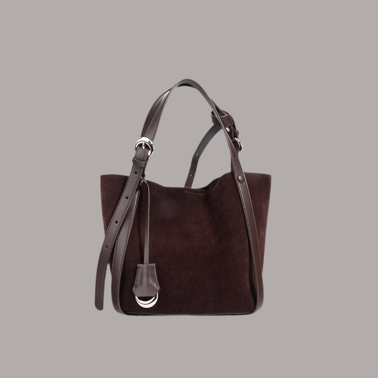 Large Capacity leather bascket Shoulder Bag