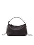 Authentic Leather Woven Handbag – Minimalist & Chic