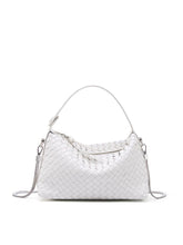 Authentic Leather Woven Handbag – Minimalist & Chic