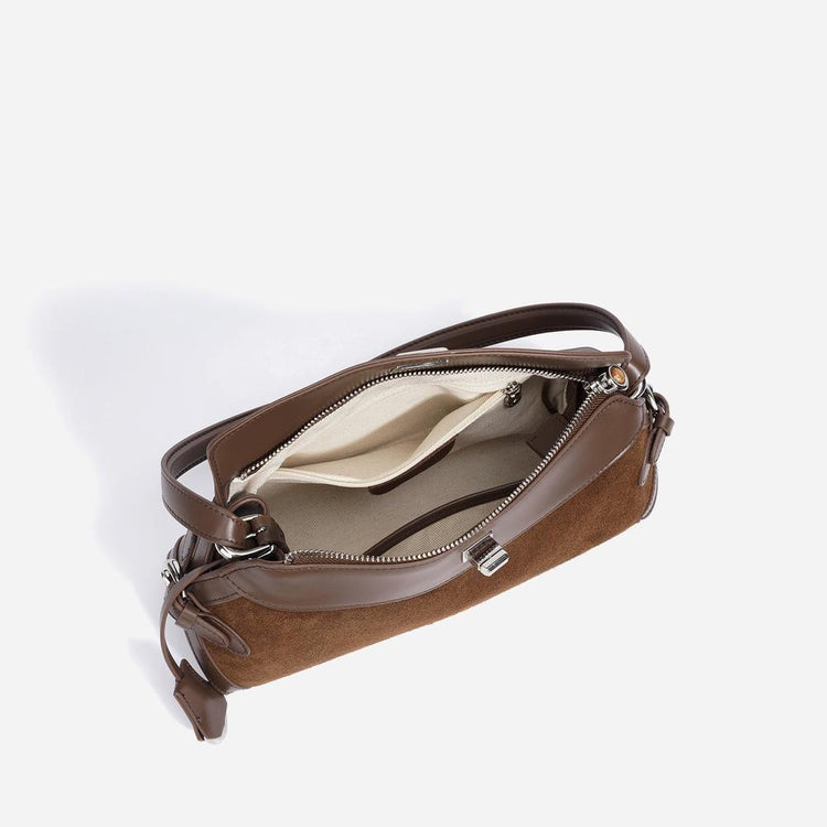 Autumn And Winter New Frosted Solid Color Tote