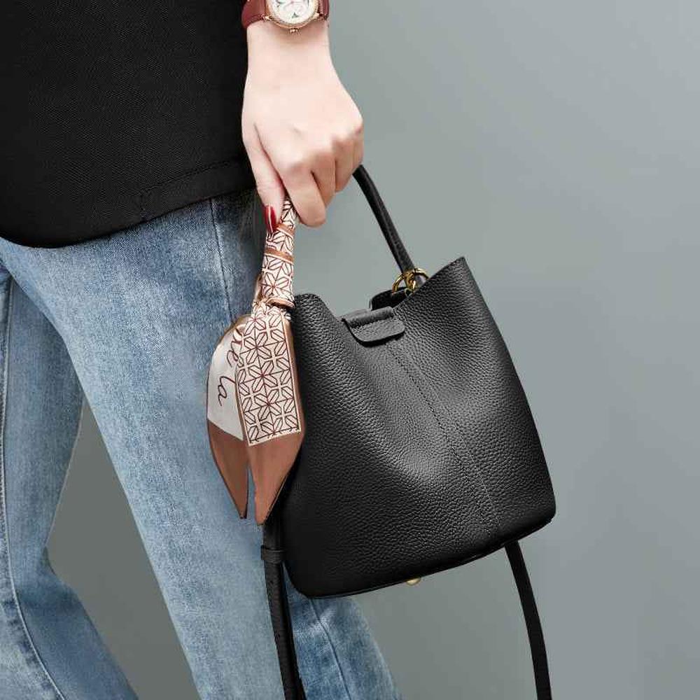 Bucket Leather Handbag