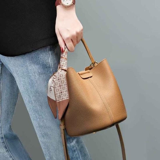Bucket Leather Handbag