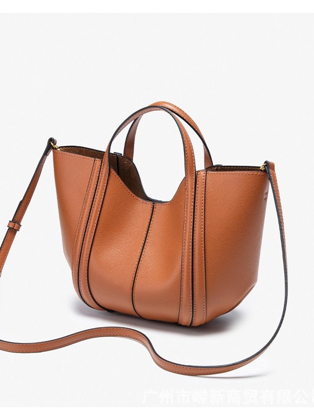 Bucket-textured Vegetable Tote Bag