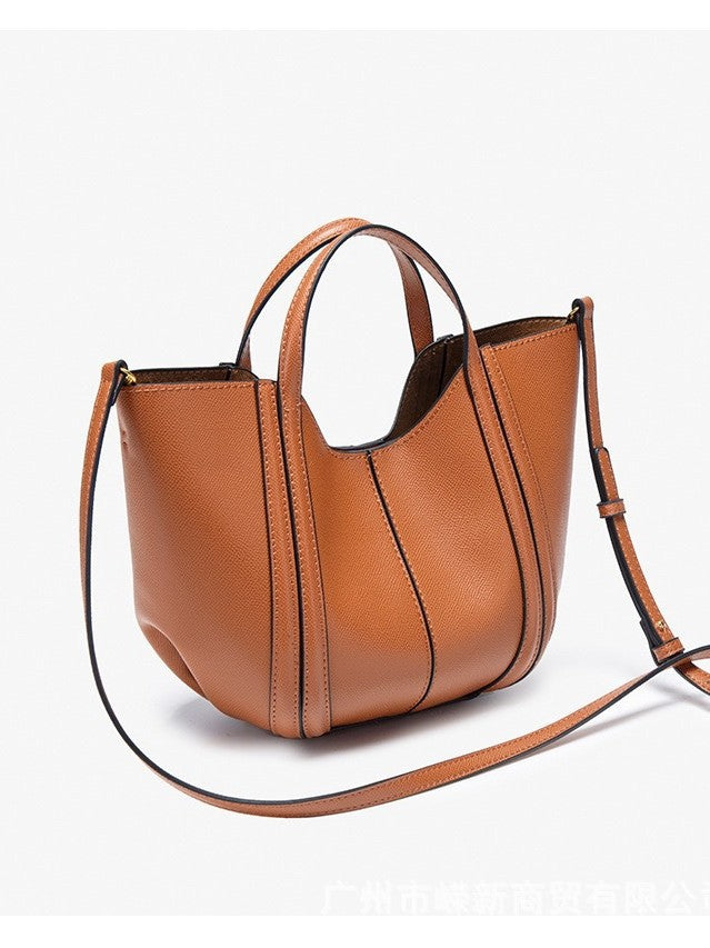 Bucket-textured Vegetable Tote Bag