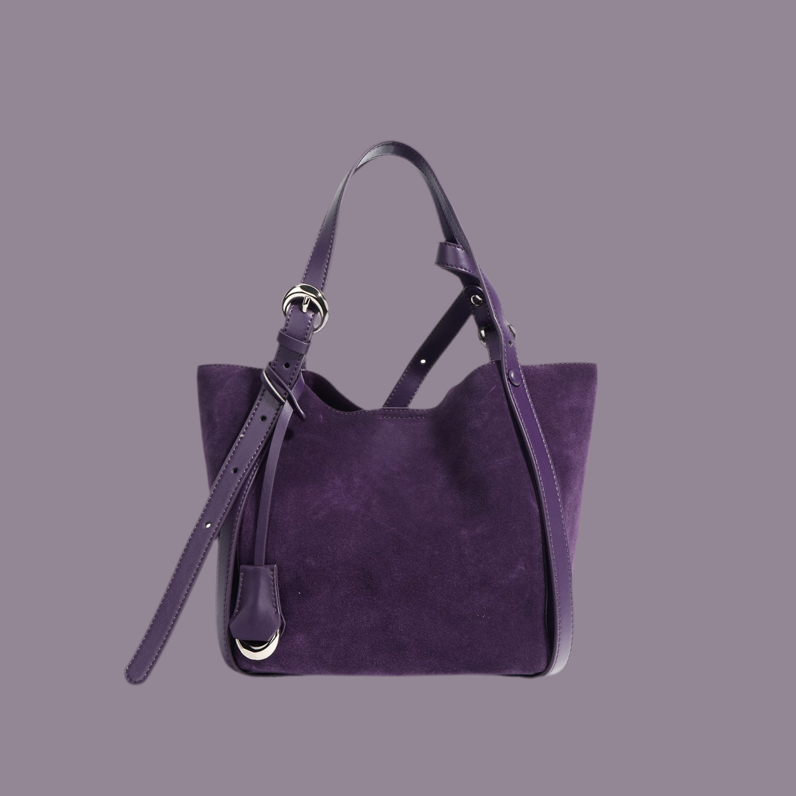 Large Capacity leather bascket Shoulder Bag