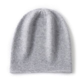 Cashmere Curled Brim Knitted Hat