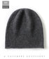 Cashmere Curled Brim Knitted Hat