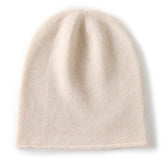 Cashmere Curled Brim Knitted Hat
