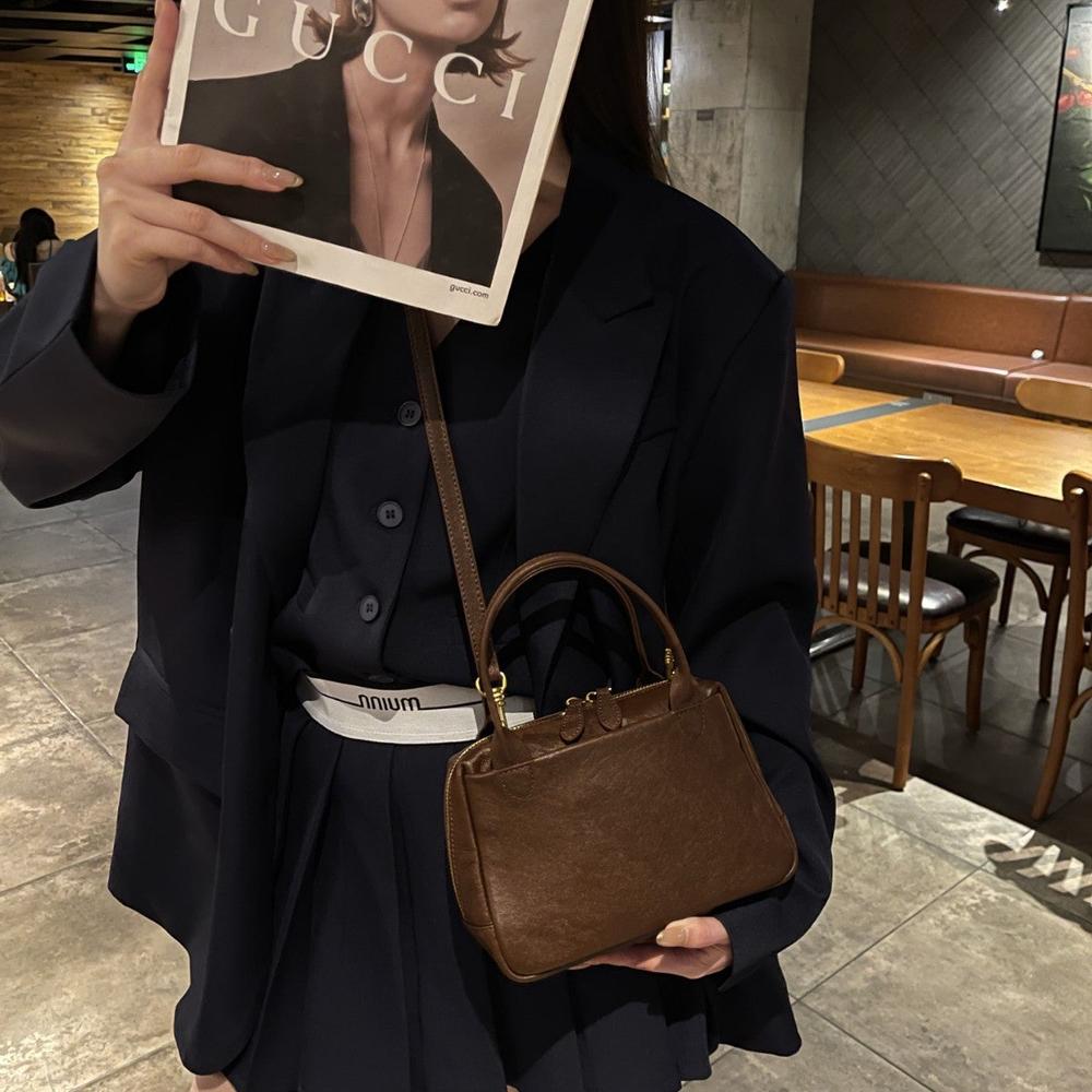 Casual Leather Crossbody