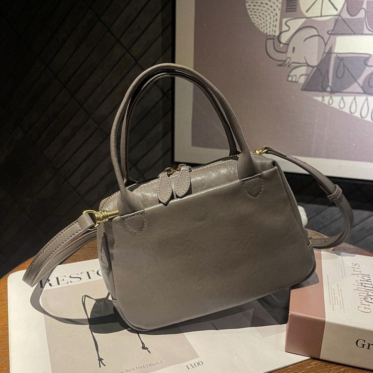 Casual Leather Crossbody