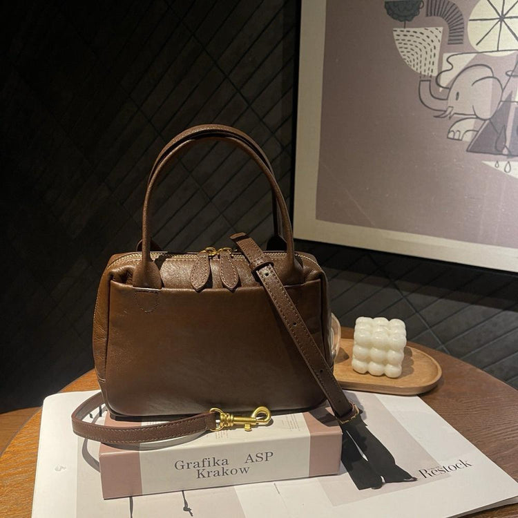 Casual Leather Crossbody