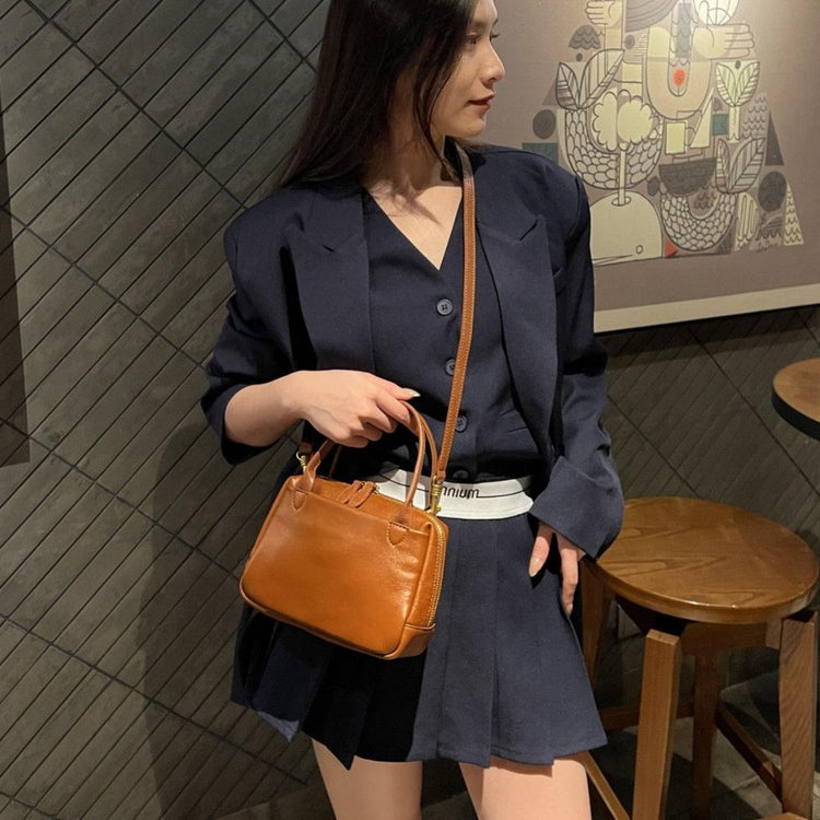 Casual Leather Crossbody