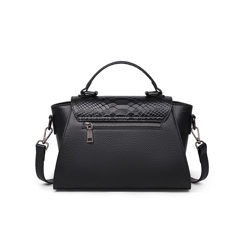 Commuter crocodile pattern Handbag