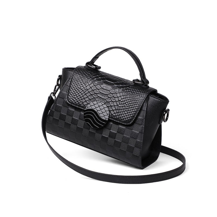 Commuter crocodile pattern Handbag