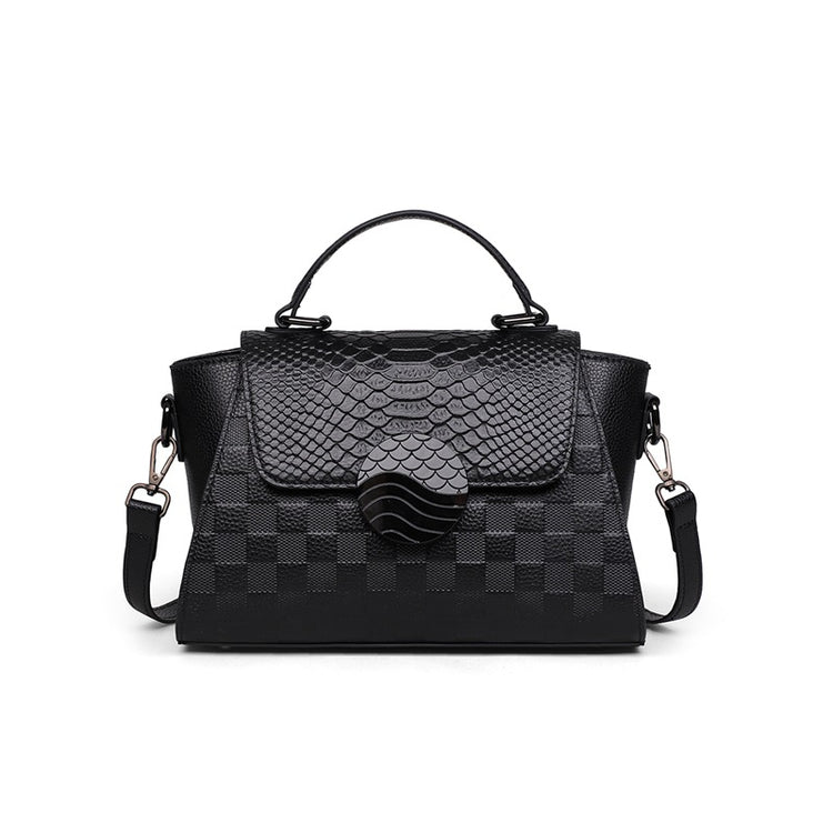 Commuter crocodile pattern Handbag