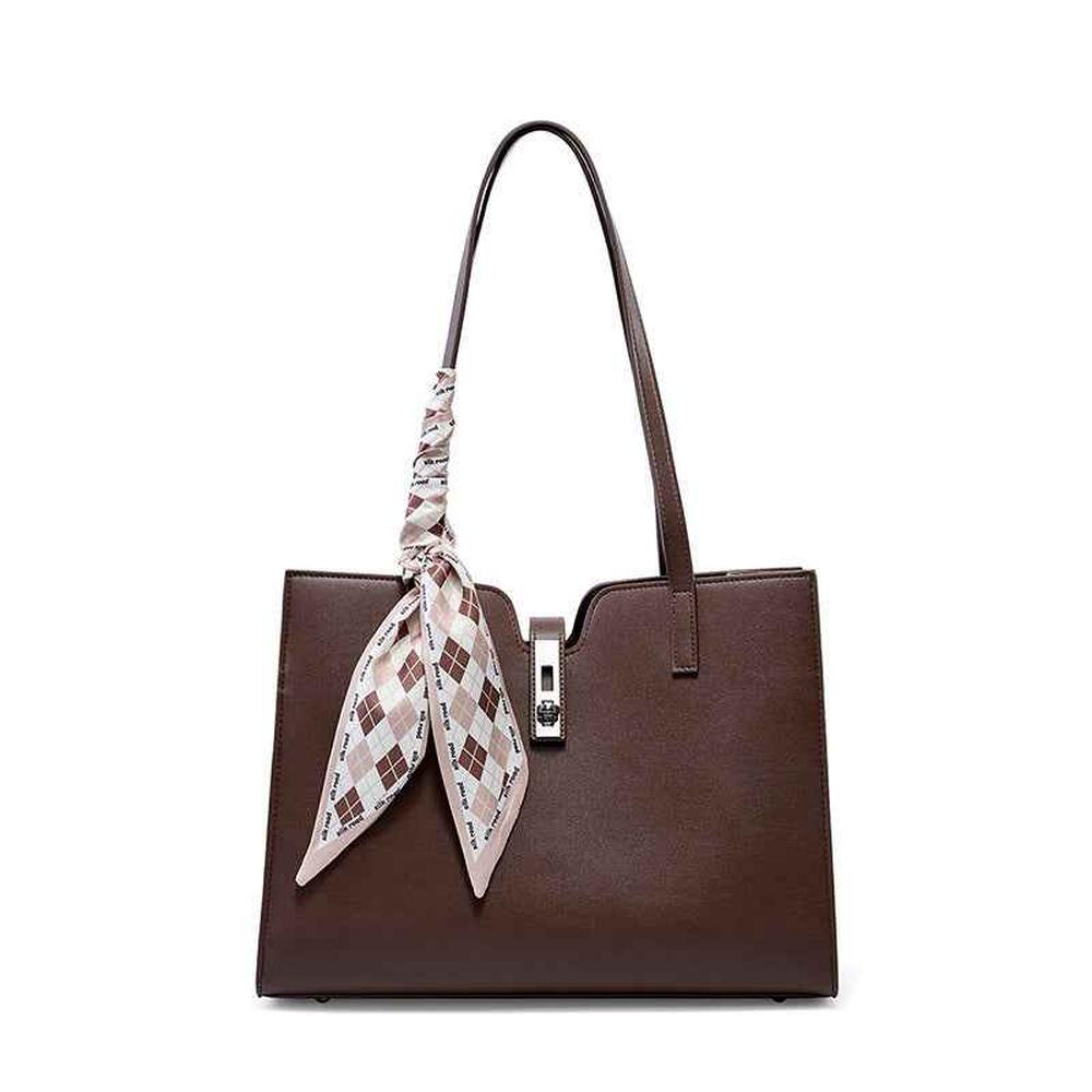 Cowhide Casual Tote Bag