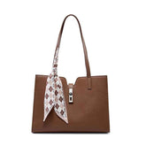 Cowhide Casual Tote Bag