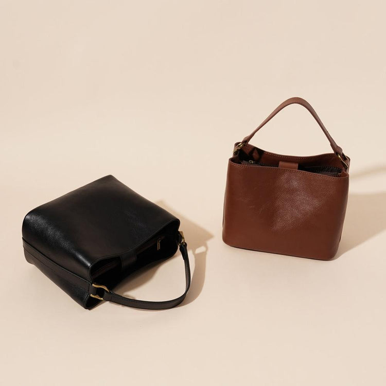 Cowhide Leather Casual All-matching Shoulder Handbag