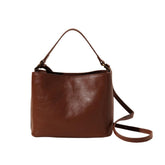 Cowhide Leather Casual All-matching Shoulder Handbag