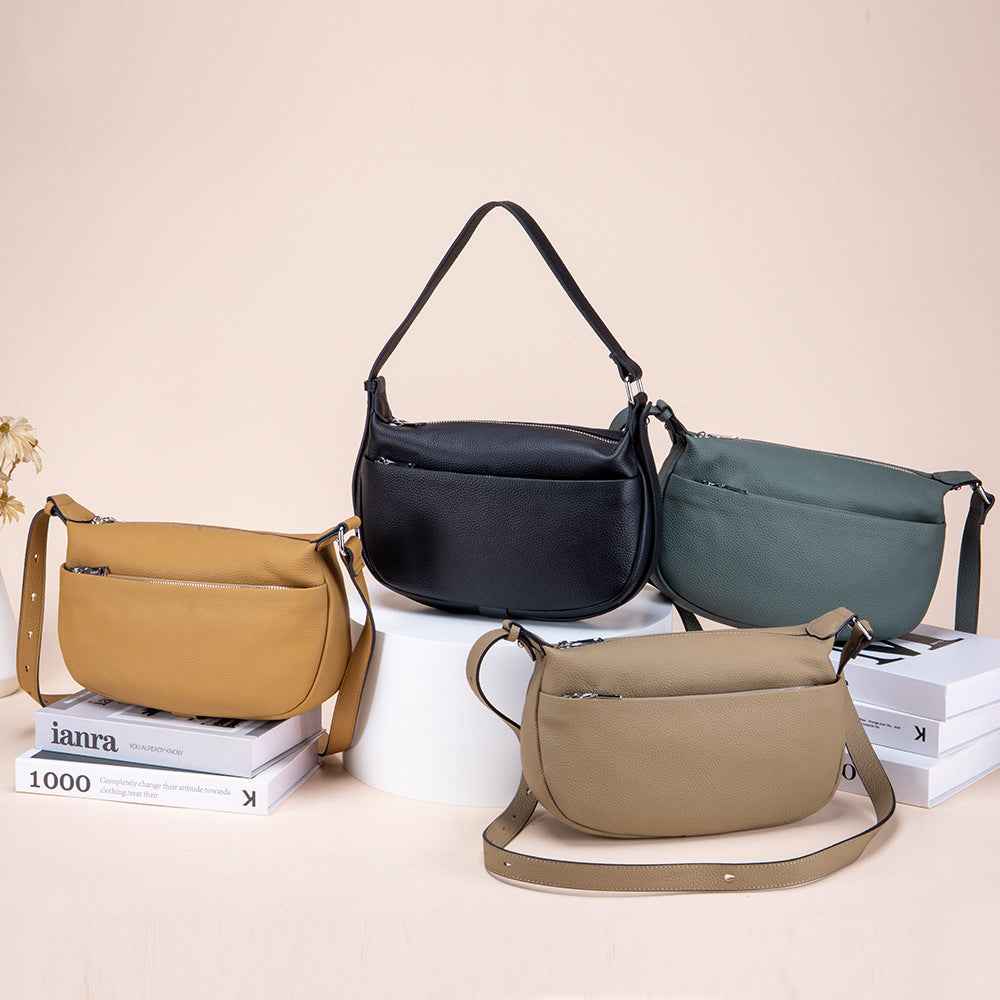 Cowhide Shoulder Crossbody Bag