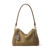 Deerskin Suede Crossbody Shoulder Bag