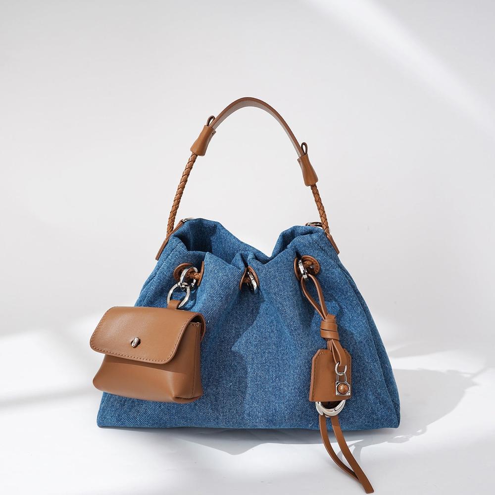 Denim Series Leather Handbag - Stylish and Durable Leather Handbags