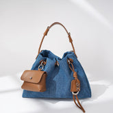 Denim Series Leather Handbag - Stylish and Durable Leather Handbags