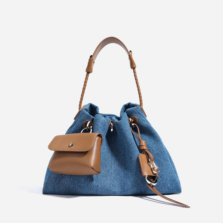 Denim Series Leather Handbag - Stylish and Durable Leather Handbags