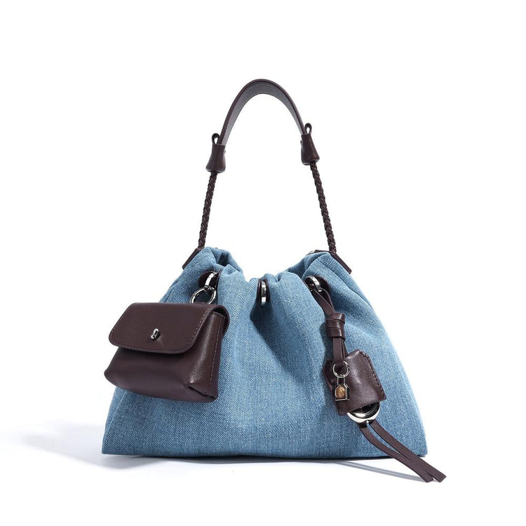 Denim Series Leather Handbag - Stylish and Durable Leather Handbags