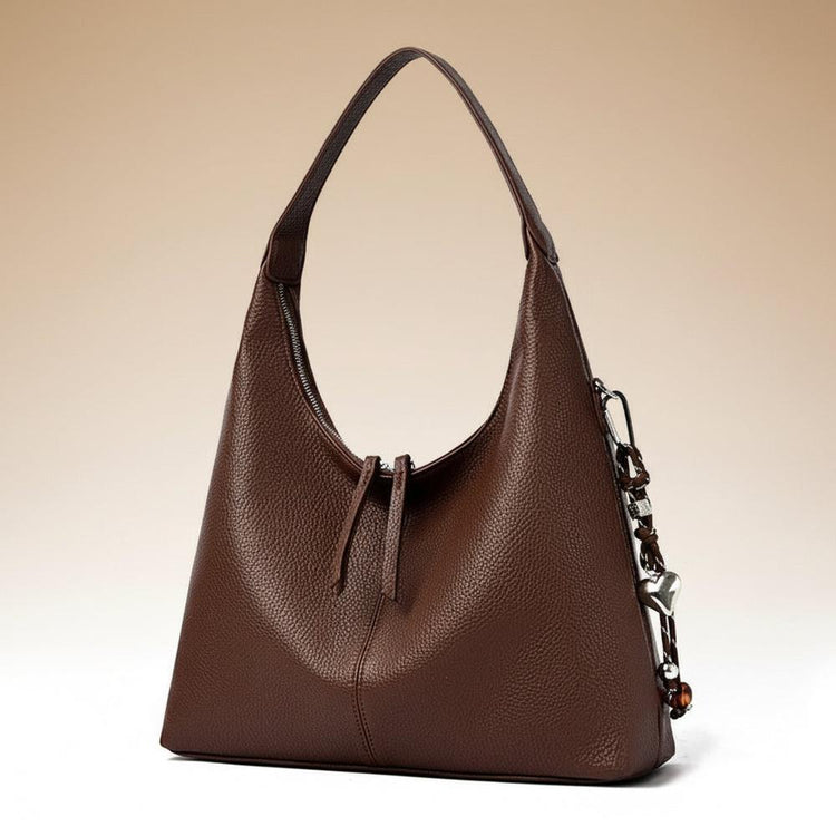 Elegant All-Match Leather Shoulder Bag