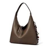 Elegant All-Match Leather Shoulder Bag