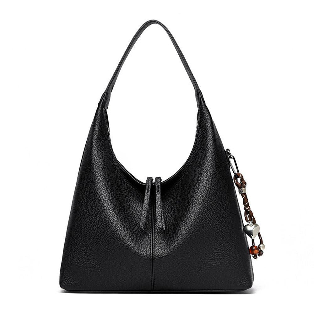 Elegant All-Match Leather Shoulder Bag